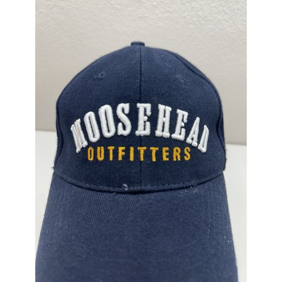 Unbranded Moosehead Outfitters Baseball Hat Embroidered Logo Blue Cap - Picture 2 of 8